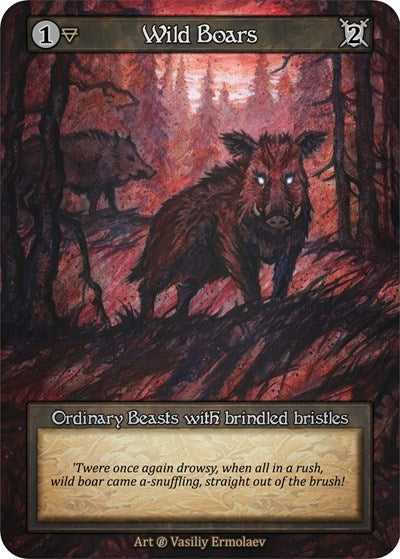 Wild Boars (B) Ordinary Beta Sorcery: Contested Realm: 2023