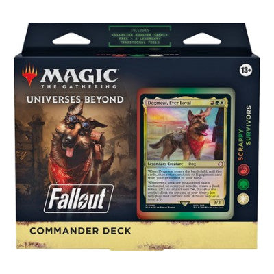 Universes Beyond: Fallout - Scrappy Survivors Commander Deck (PIP) (Unopened) Universes Beyond: Fallout Magic: The Gathering: 2024
