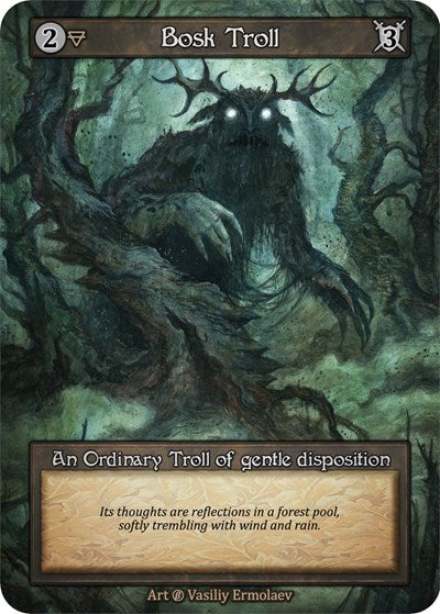 Bosk Troll (B) Ordinary (Near Mint) Beta Sorcery: Contested Realm: 2023