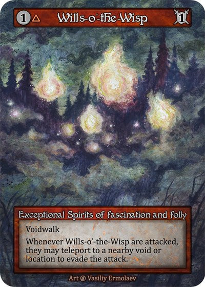 2023 Sorcery Contested Realm: Beta (B) - Wills o the Wisp (Exceptional) (Near Mint)