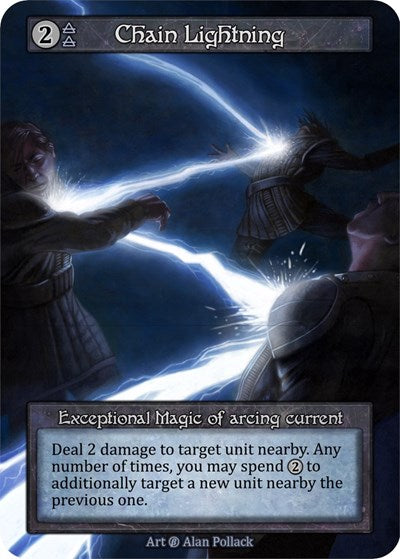 2023 Sorcery Contested Realm: Beta (B) - Chain Lightning (Exceptional)