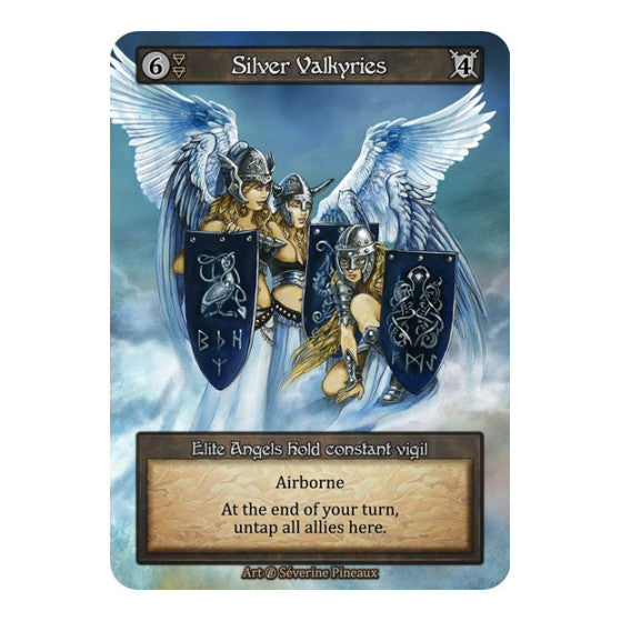 Silver Valkyries (B) Elite (Lightly Played) Beta Sorcery: Contested Realm: 2023