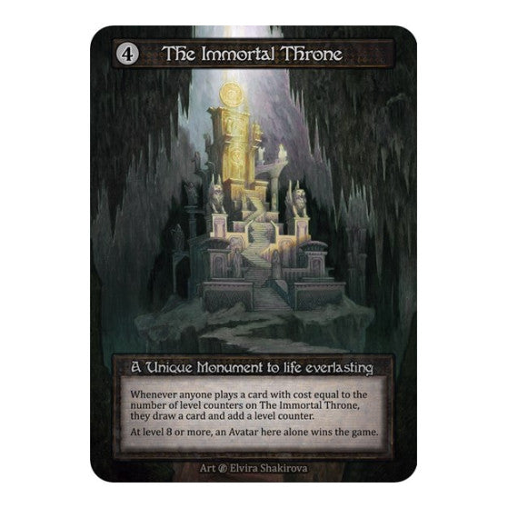 The Immortal Throne (B) Unique (Lightly Played) Beta Sorcery: Contested Realm: 2023