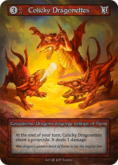 Colicky Dragonettes (B) Exceptional Beta Sorcery: Contested Realm: 2023
