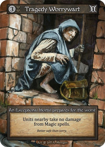 Tragedy Worrywart (B) Exceptional (Near Mint) Beta Sorcery: Contested Realm: 2023
