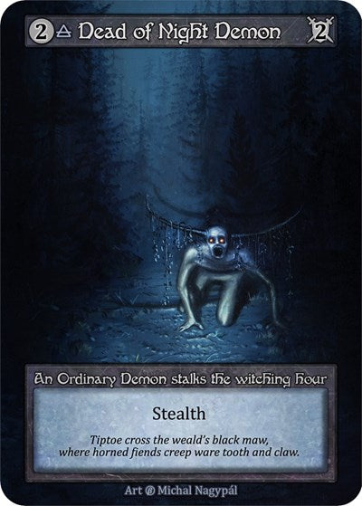 Dead of Night Demon (B) Ordinary Beta Sorcery: Contested Realm: 2023