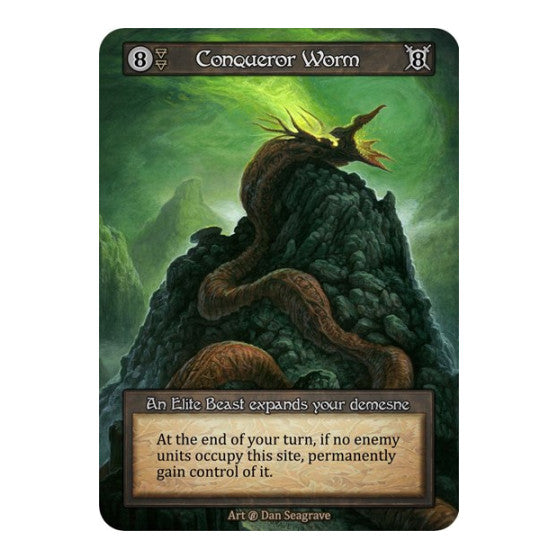 Conqueror Worm (B) Elite (Lightly Played) Beta Sorcery: Contested Realm: 2023