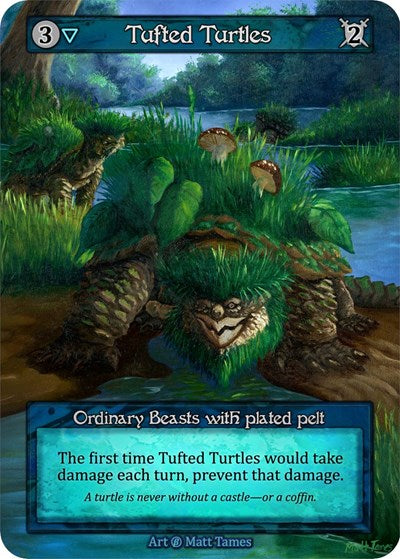 2023 Sorcery Contested Realm: Beta (B) - Tufted Turtles (Ordinary) (Near Mint)