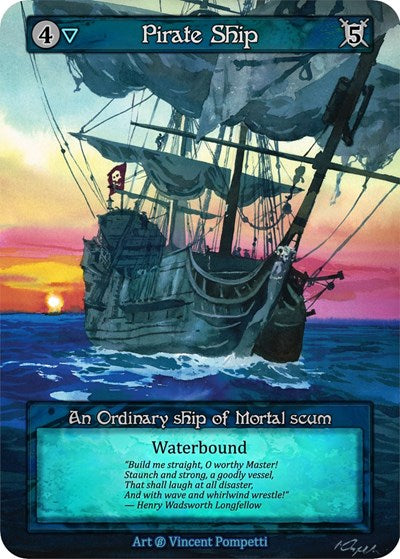 2023 Sorcery Contested Realm: Beta (B) - Pirate Ship (Ordinary)