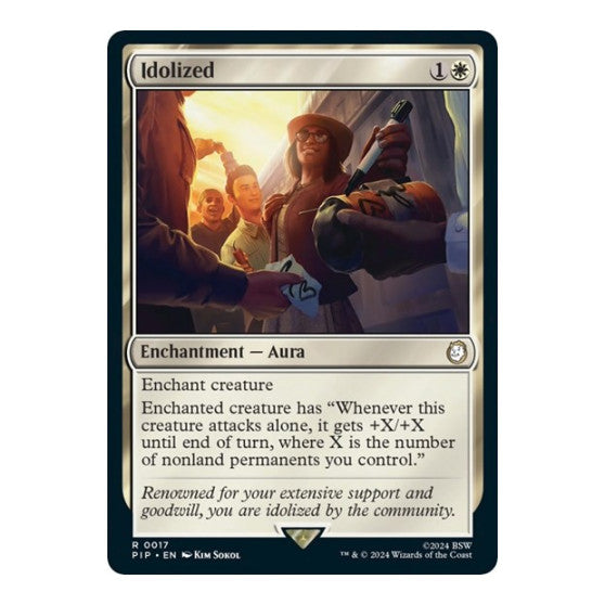 Idolized (PIP) #17 Rare (Lightly Played) Universes Beyond: Fallout Magic: The Gathering: 2024