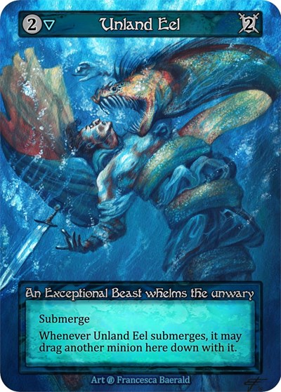 2023 Sorcery Contested Realm: Beta (B) - Unland Eel (Exceptional)