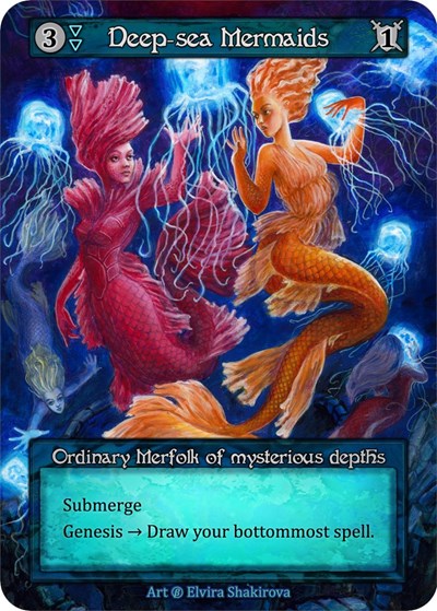 Deep Sea Mermaids (B) Ordinary (Lightly Played) Beta Sorcery: Contested Realm: 2023