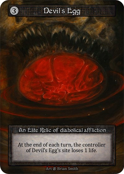 2023 Sorcery Contested Realm: Beta (B) - Devils Egg (Elite) (Near Mint)