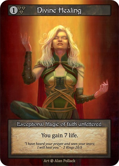 2023 Sorcery Contested Realm: Beta (B) - Divine Healing (Exceptional) (Near Mint)