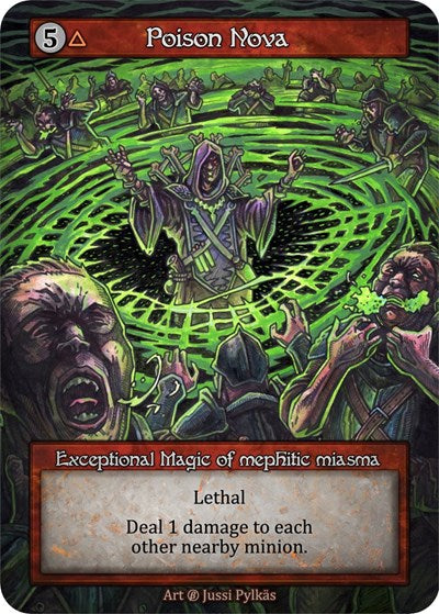 2023 Sorcery Contested Realm: Beta (B) - Poison Nova (Exceptional)
