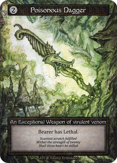 2023 Sorcery Contested Realm: Beta (B) - Poisonous Dagger (Exceptional)