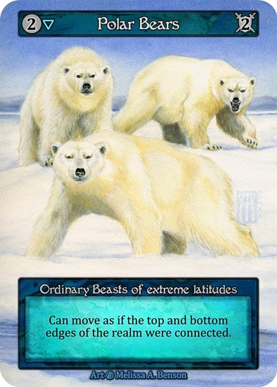 2023 Sorcery Contested Realm: Beta (B) - Polar Bears (Ordinary) (Near Mint)