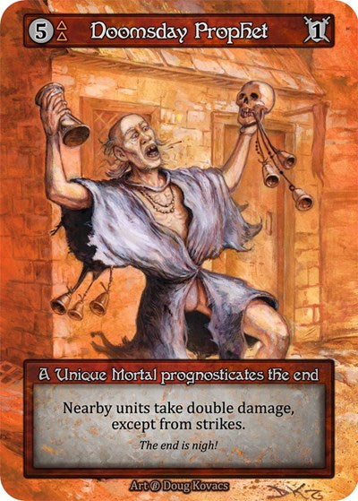 Doomsday Prophet (B) Unique (Near Mint) Beta Sorcery: Contested Realm: 2023