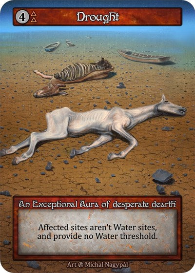 2023 Sorcery Contested Realm: Beta (B) - Drought (Exceptional) (Near Mint)
