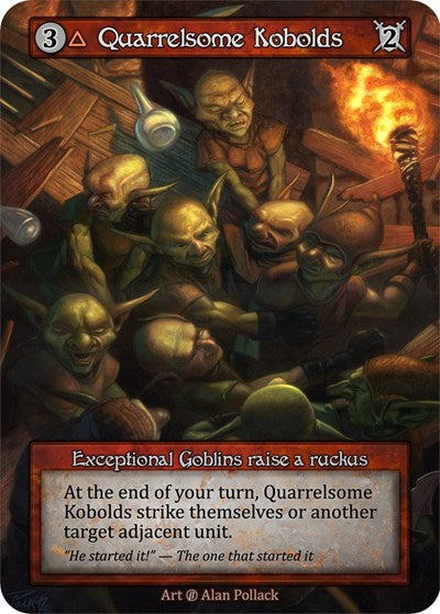 2023 Sorcery Contested Realm: Beta (B) - Quarrelsome Kobolds (Exceptional) (Near Mint)