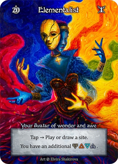 Elementalist (B) Elite (Lightly Played) Beta Sorcery: Contested Realm: 2023
