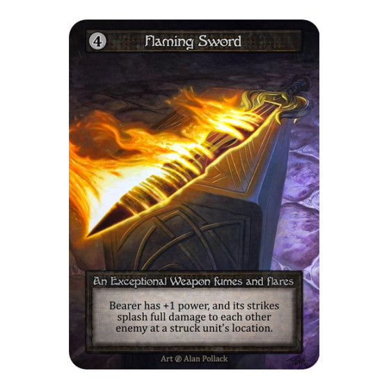 Flaming Sword (B) Exceptional Beta Sorcery: Contested Realm: 2023