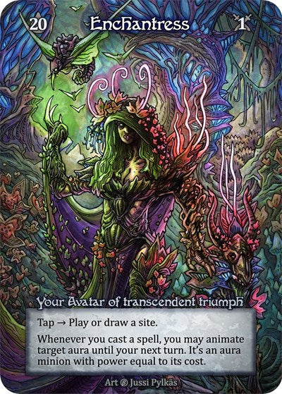 Enchantress (B) Elite (Lightly Played) Beta Sorcery: Contested Realm: 2023