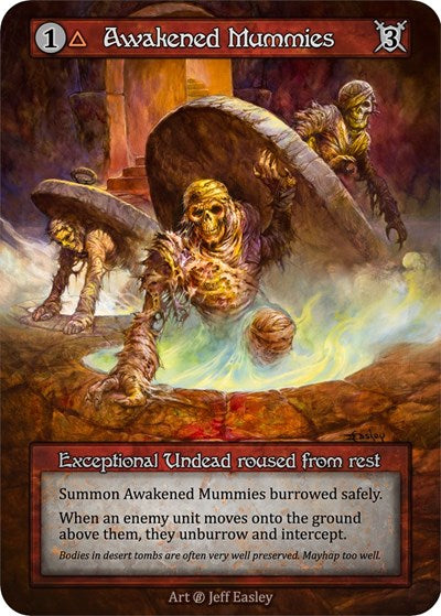 2023 Sorcery Contested Realm: Beta (B) - Awakened Mummies (Exceptional) (Near Mint)