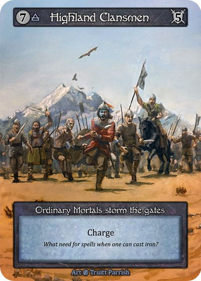2023 Sorcery Contested Realm: Beta (B) - Highland Clansmen (Ordinary)