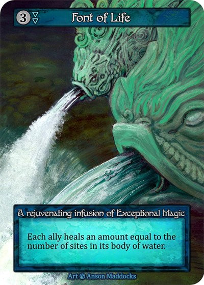 2023 Sorcery Contested Realm: Beta (B) - Font of Life (Exceptional)