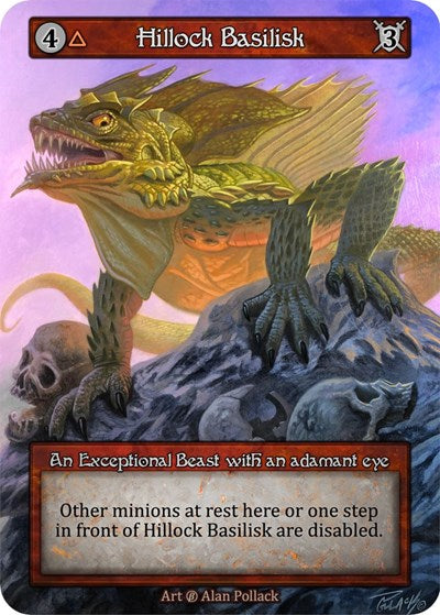 Hillock Basilisk (B) Exceptional (Near Mint) Beta Sorcery: Contested Realm: 2023
