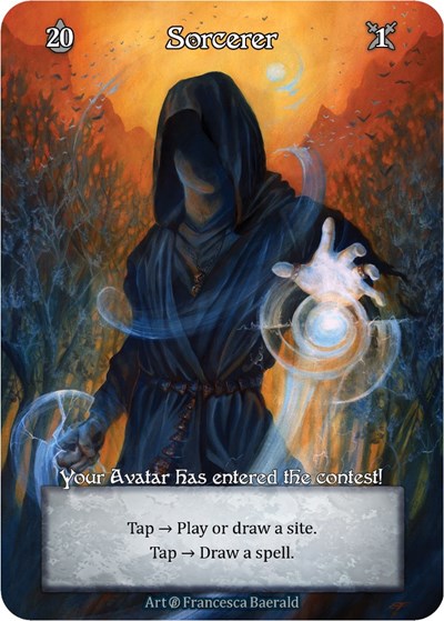 Sorcerer (Foil) (B) Ordinary (Foil Near Mint) Beta Sorcery: Contested Realm: 2023
