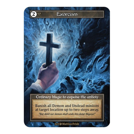 Exorcism (Foil) (B) Ordinary (Foil Near Mint) Beta Sorcery: Contested Realm: 2023