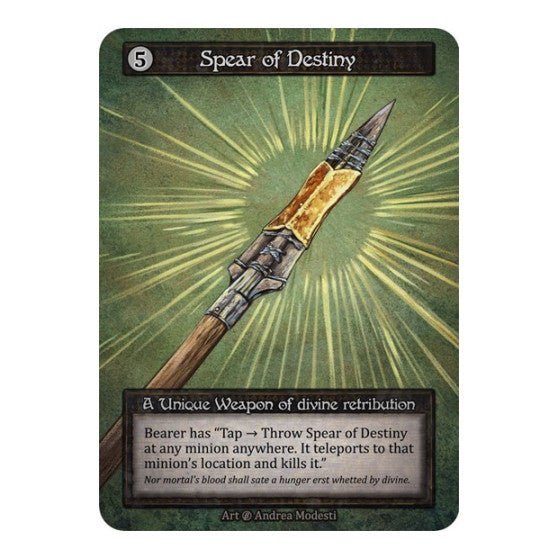 Spear of Destiny (B) Unique (Lightly Played) Beta Sorcery: Contested Realm: 2023