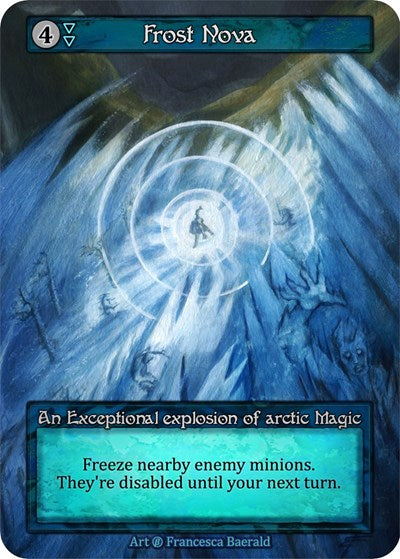 2023 Sorcery Contested Realm: Beta (B) - Frost Nova (Exceptional) (Lightly Played)