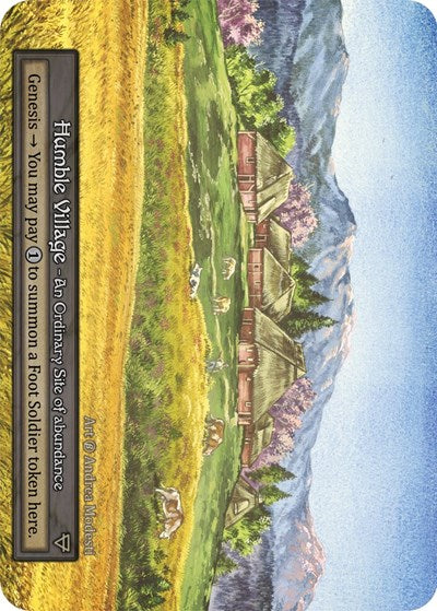Humble Village (B) Ordinary (Near Mint) Beta Sorcery: Contested Realm: 2023