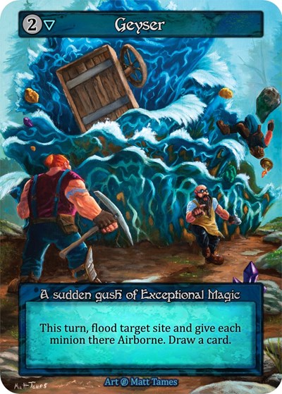 Geyser (B) Exceptional Beta Sorcery: Contested Realm: 2023