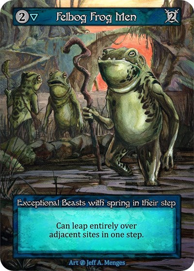 2023 Sorcery Contested Realm: Beta (B) - Felbog Frog Men (Exceptional)