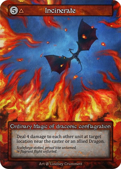 2023 Sorcery Contested Realm: Beta (B) - Incinerate (Ordinary)