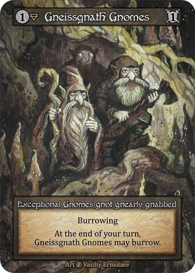 2023 Sorcery Contested Realm: Beta (B) - Gneissgnath Gnomes (Exceptional) (Near Mint)