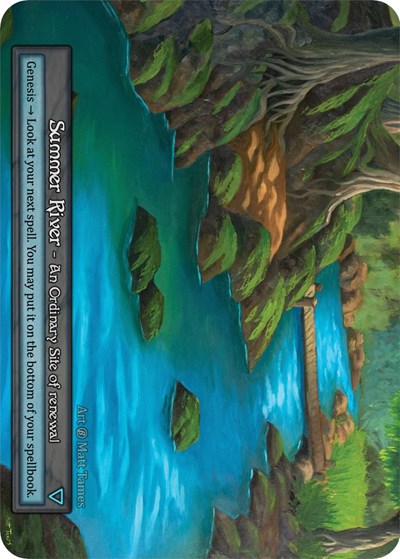 Summer River (B) Ordinary (Near Mint) Beta Sorcery: Contested Realm: 2023
