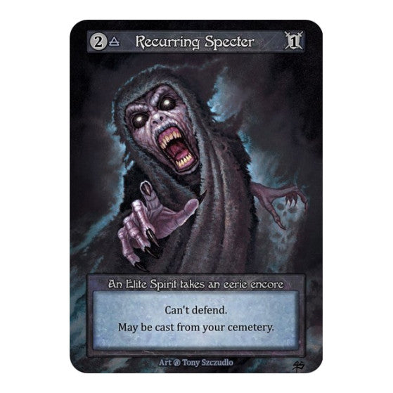 Recurring Specter (B) Elite (Lightly Played) Beta Sorcery: Contested Realm: 2023