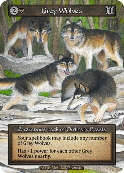 2023 Sorcery Contested Realm: Beta (B) - Grey Wolves (Ordinary)