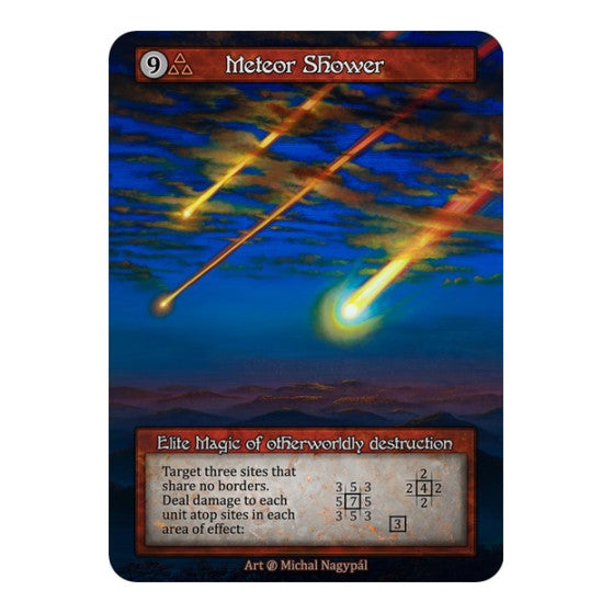 Meteor Shower (B) Elite (Lightly Played) Beta Sorcery: Contested Realm: 2023