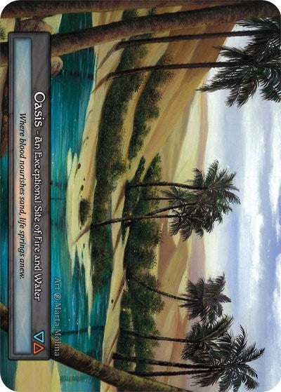 Oasis (B) Exceptional (Near Mint) Beta Sorcery: Contested Realm: 2023