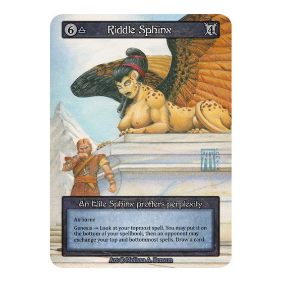 Riddle Sphinx (B) Elite (Lightly Played) Beta Sorcery: Contested Realm: 2023