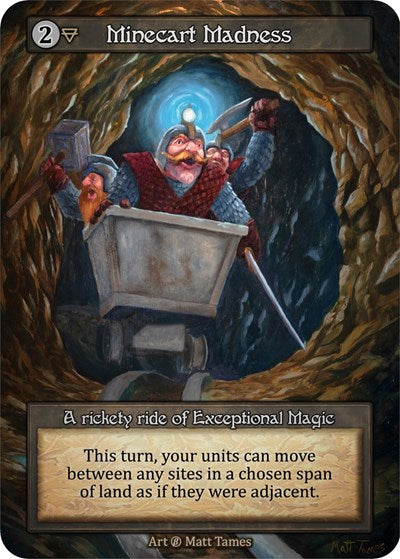 2023 Sorcery Contested Realm: Beta (B) - Minecart Madness (Exceptional) (Near Mint)
