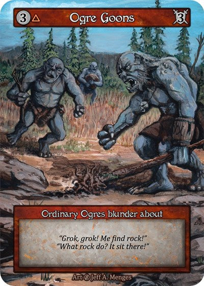 Ogre Goons (B) Ordinary (Near Mint) Beta Sorcery: Contested Realm: 2023