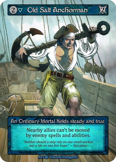 Old Salt Anchorman (B) Ordinary Beta Sorcery: Contested Realm: 2023
