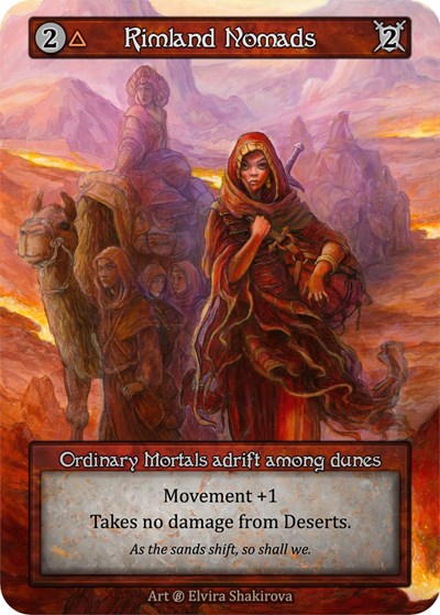 Rimland Nomads (B) Ordinary (Near Mint) Beta Sorcery: Contested Realm: 2023